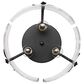 Golden Lighting Calla 3-Light Flush Mount in Natural Black, , large