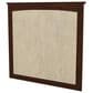 Archbold Furniture Shaker Dresser and Mirror in Brown Mahogany, , large