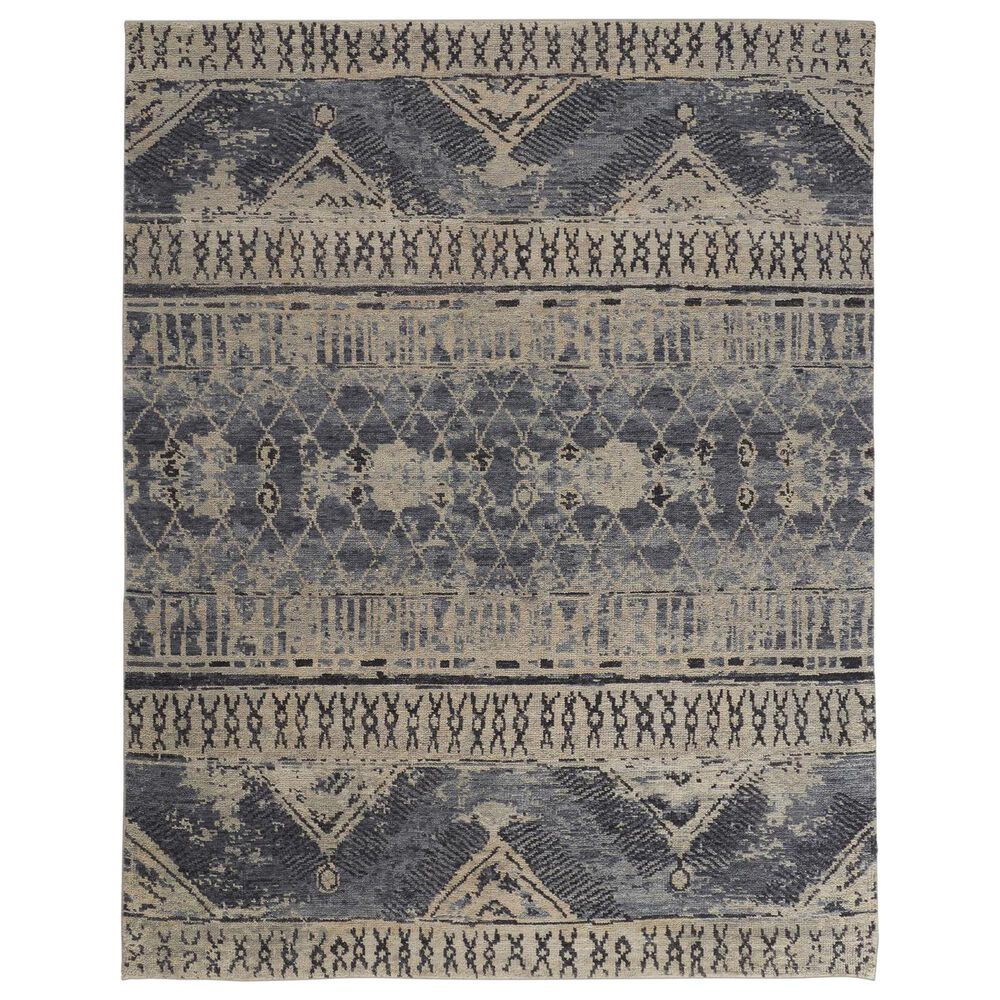 Feizy Palomar 6572F 3"6" x 5"6" Blue Area Rug, , large