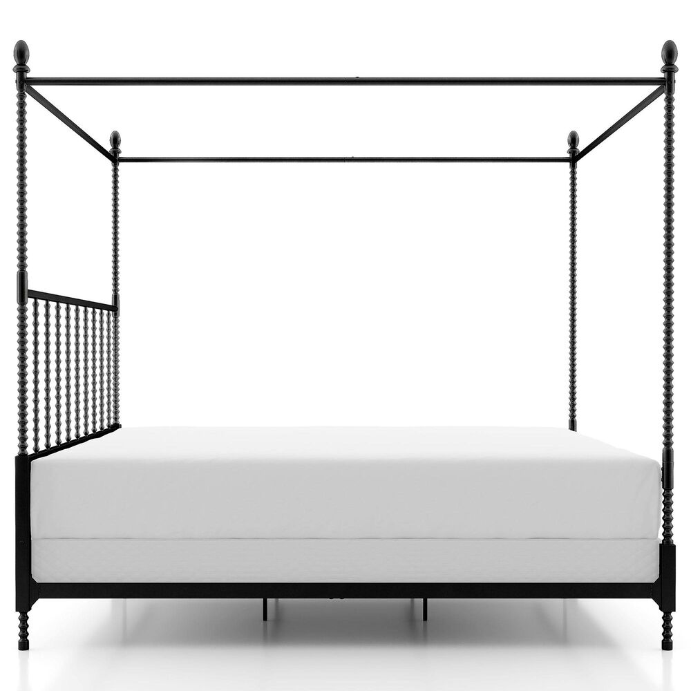 Furniture of America Elliot King Canopy Bed in Black, , large