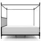 Furniture of America Elliot King Canopy Bed in Black, , large