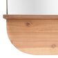 Zuo Modern Meridian Mirror in Gold and Brown, , large