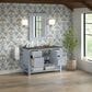 James Martin Vanities Breckenridge 48" Single Bathroom Vanity in Serenity Blue with 3 cm Parisien Bleu Quartz Top and Rectangular Sink, , large
