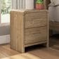 Ashley Gramburg 2 Drawer Nightstand in Warm Brown, , large
