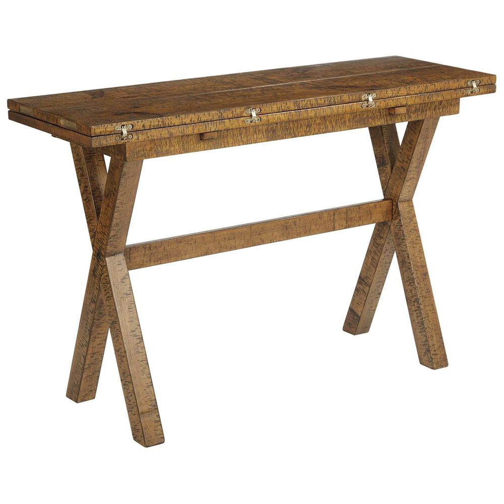 OSP Home McKayla Flip Top Table in Brown NFM