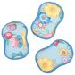 Once Again Home Wildflower Garland Reusable Sponge in Light Blue (Set of 3), , large