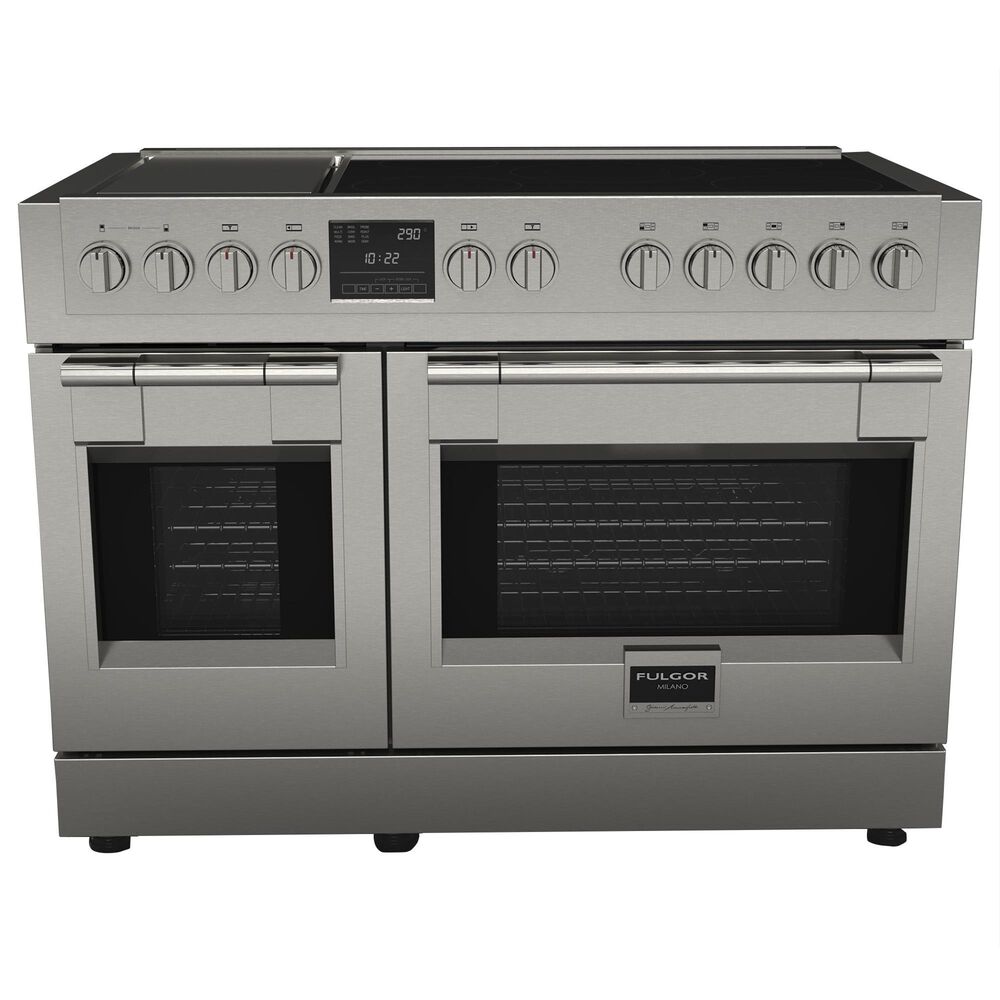 Fulgor Milano Sofia 6.5 Cu. Ft. 48&quot; Professional Induction Electric Range in Stainless Steel, , large