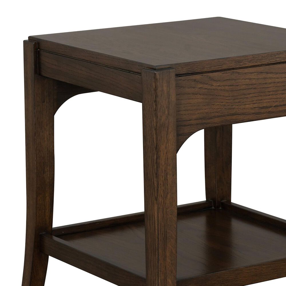 Flexsteel Sylvie Short Bunching Table in Chestnut, , large