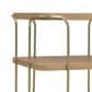 Hooker Furniture Banyon Bay Two-Tier End Table in Desert Oak and Brushed Brass, , large