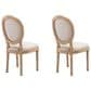 Hearth and Haven Upholstered Side Chair in Beige (Set of 2), , large