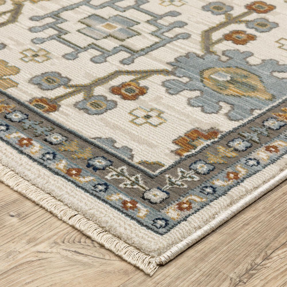 Oriental Weavers Keira Ivory and Multicolor 7&#39;10&quot; x 10&#39;10&quot; Area Rug, , large
