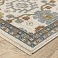 Oriental Weavers Keira Ivory and Multicolor 7"10" x 10"10" Area Rug, , large