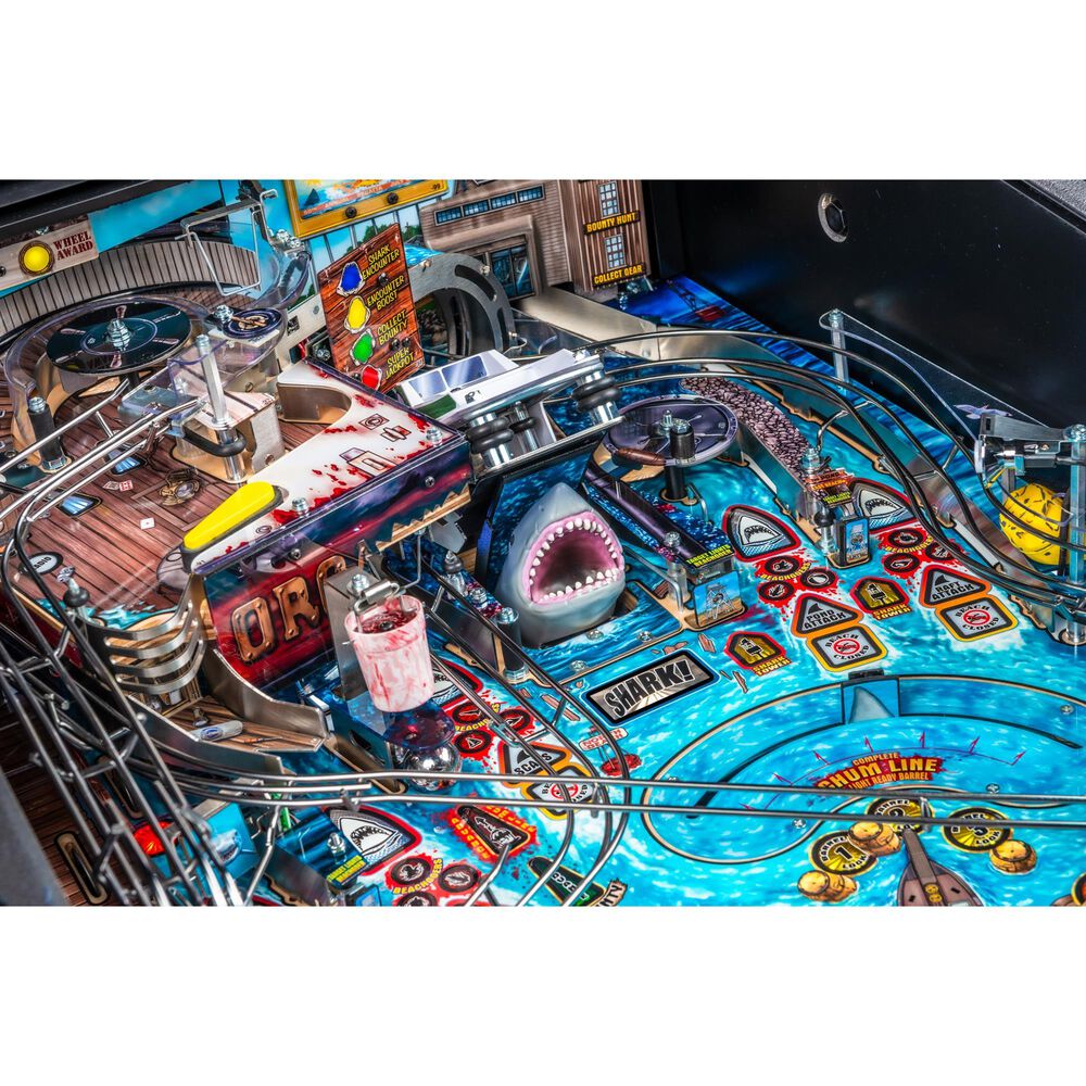 Stern Pinball Jaws Pro Premium Edition Pinball Machine, , large