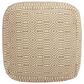 Ashley Adamont Pouf in Tan and Ivory, , large
