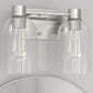 Hunter Lochmeade 2-Light Vanity in Brushed Nickel, , large