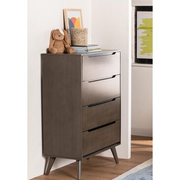 Furniture of America Lennart 4-Drawer Chest in Gray, , large