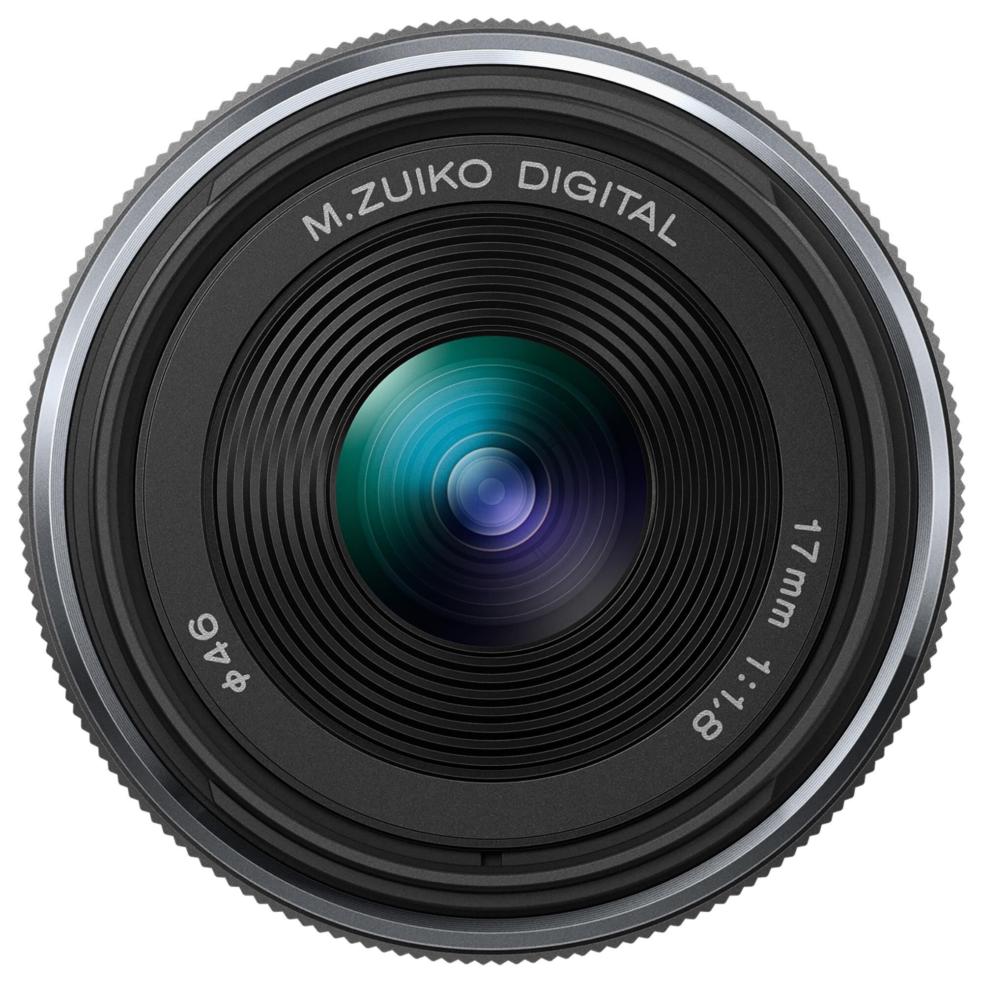 OM- System M.Zuiko Digital 17mm f/1.8 II Lens in Black