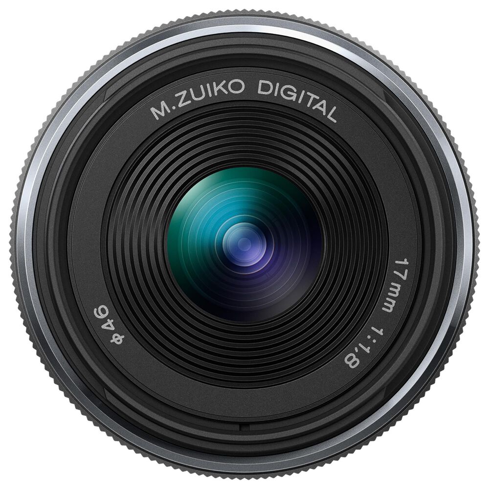 OM- System M.Zuiko Digital 17mm f/1.8 II Lens in Black, , large