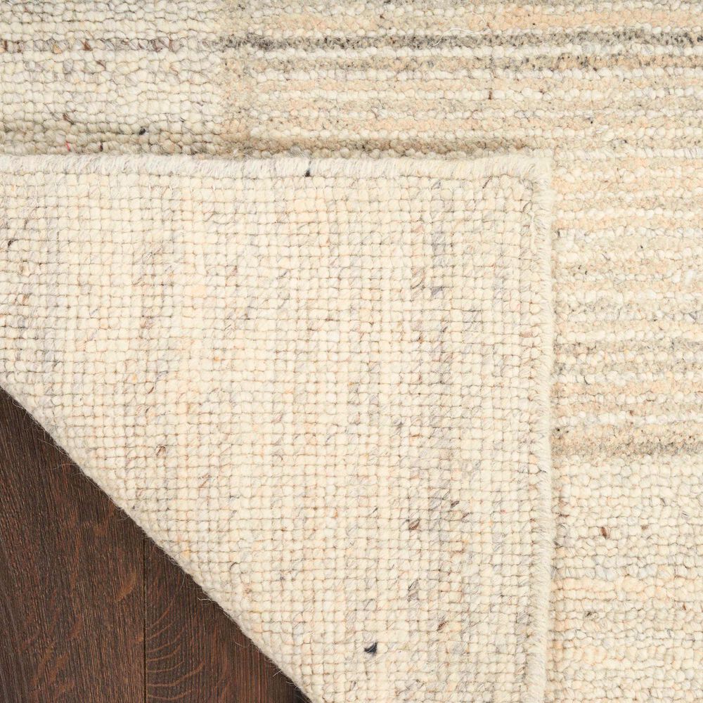 Nourison Ridge Ivory 7'9" x 9'9" Area Rug, , large