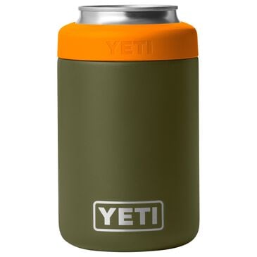 YETI Rambler 12 Oz Colster 2.0 Can Cooler in Olive and King Crab Orange, , large
