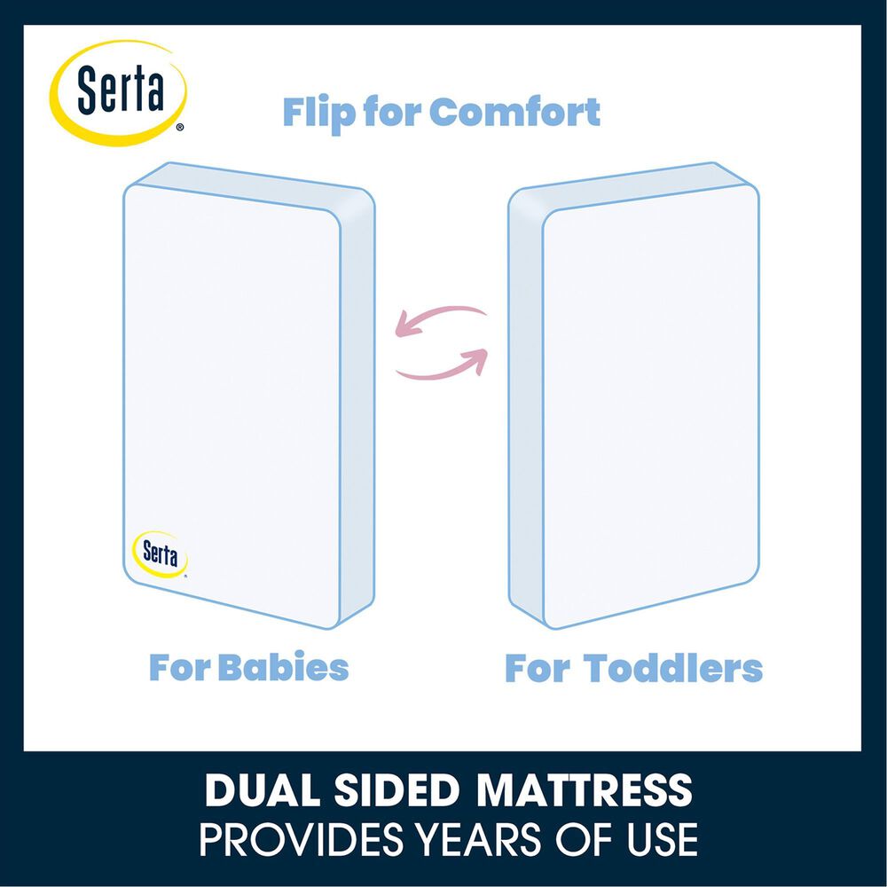 Simmons Kids Icomfort Harmony Baby Rectangle Crib Mattress, , large