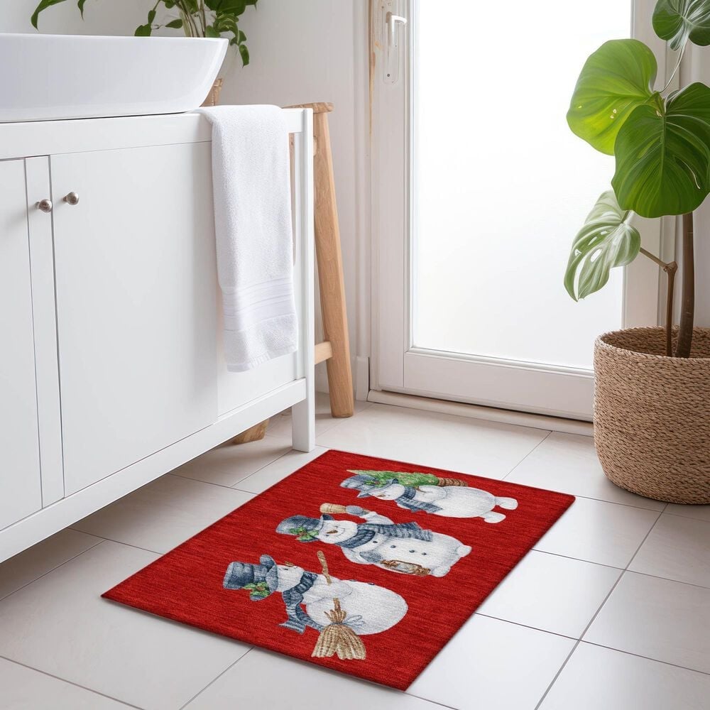 Dalyn Rug Company Wonderland WN34 Red 1&#39;8&quot; x 2&#39;6&quot; Area Rug, , large