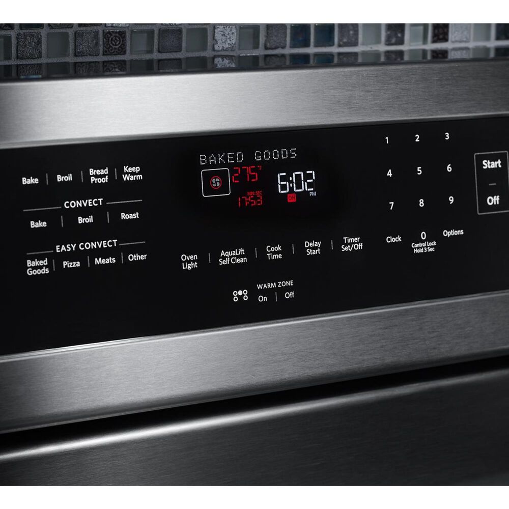 KitchenAid 6.4 Cu. Ft. Freestanding Electric Range Nebraska Furniture