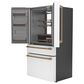 Cafe 22.3 Cu. Ft. 4-Door French Door Refrigerator in Matte White, , large