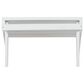 Linon Home Decor Adirondack Patio Ottoman in White, , large