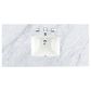 James Martin Vanities Lorelai 48" Single Vanity in Whitewashed Oak with 3 cm Arctic Fall Solid Surface Top, , large