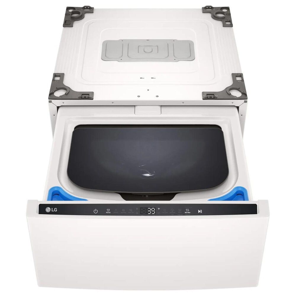 LG 27'' SideKick Pedestal Washer in Alpine White, , large