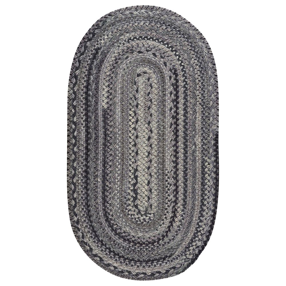 Capel Bayview 0036-345 9"2" x 13"2" Oval Metal Area Rug, , large