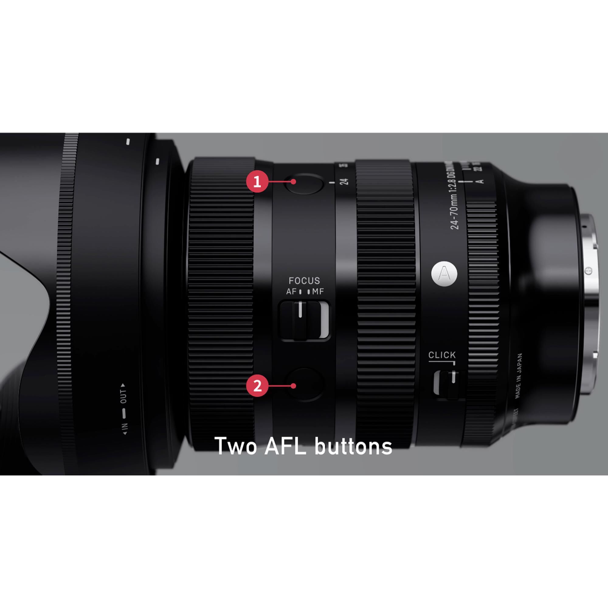 Sigma 24-70mm f/2.8 DG DN II Art Lens for Sony E-Mount in Black