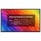 Sunbrite 65" Solis Series Outdoor Full Sun 4K UHD HDR - Smart TV in Black with Gray 65" Universal TV Dust Cover, , large