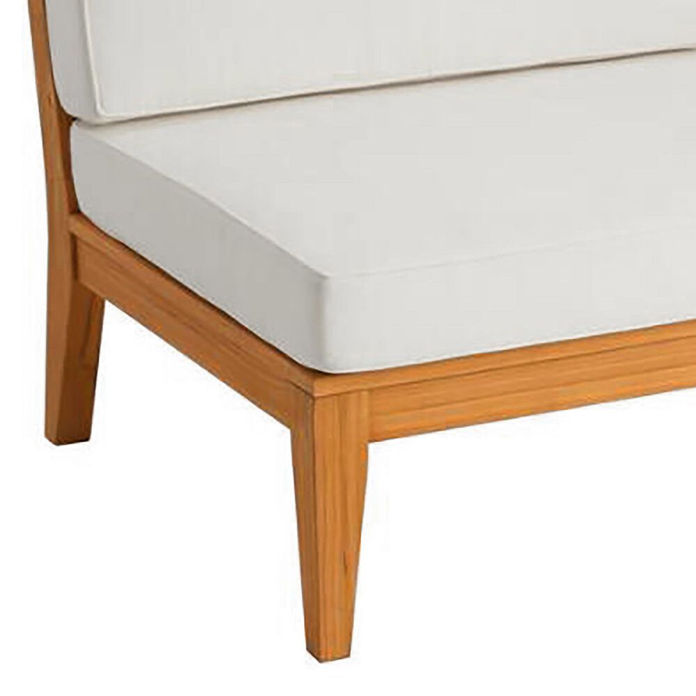 Linon Home Decor Fontana Patio Armless Chair in Antique White, , large