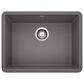 Blanco Precis 24" Single Bowl Kitchen Sink in Cinder, , large