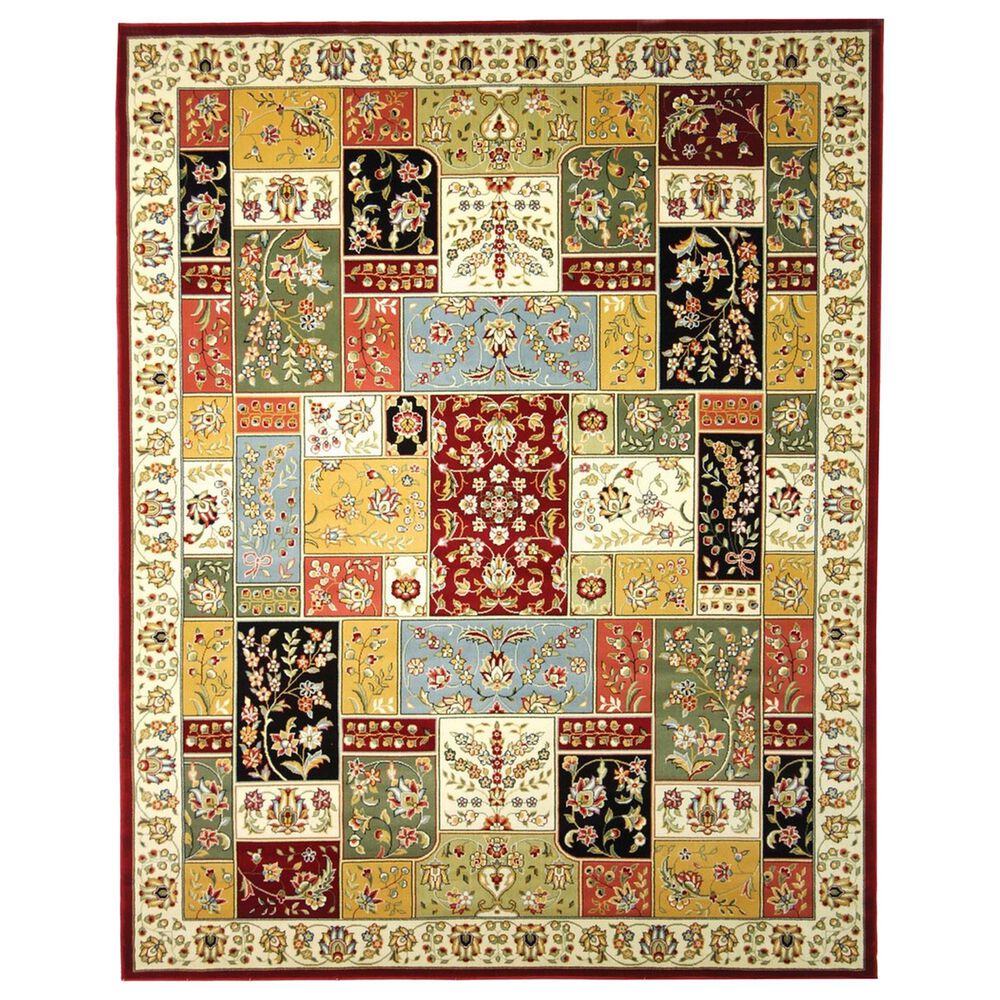 Safavieh Lyndhurst LNH318 10" x 14" Multicolor and Ivory Area Rug, , large