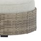 Ashley Calworth Patio Ottoman in Light Brown, , large