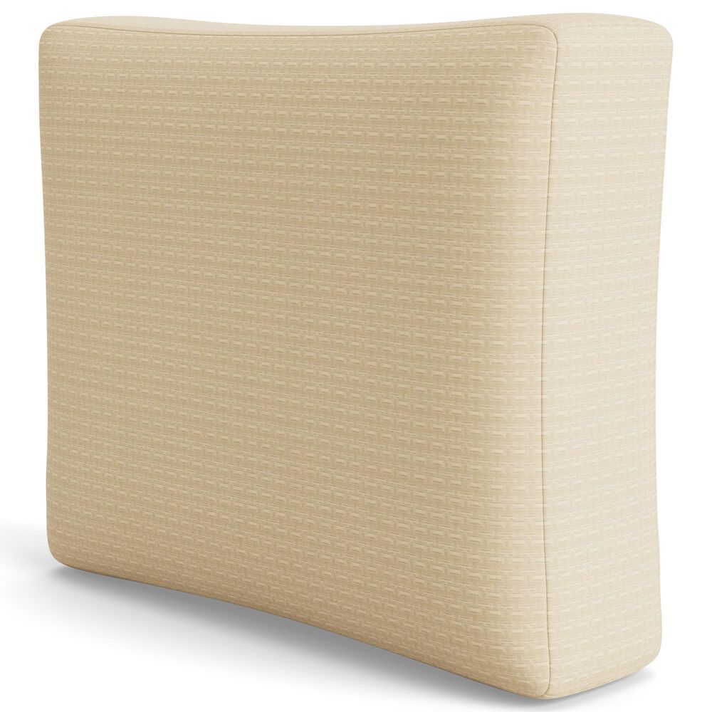 Ann Gish Pavilion 25" x 30" Box Pillow in Champagne, , large