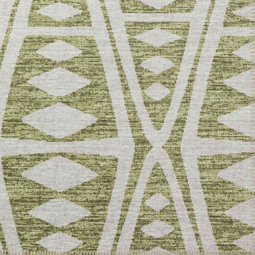 Dalyn Rug Company Sedona Southwestern 2&#39;3&quot; x 7&#39;6&quot; Moss Indoor/Outdoor Area Performance Rug, , large