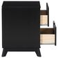 Linon Home Decor Polly 2-Drawer Nightstand in Black, , large