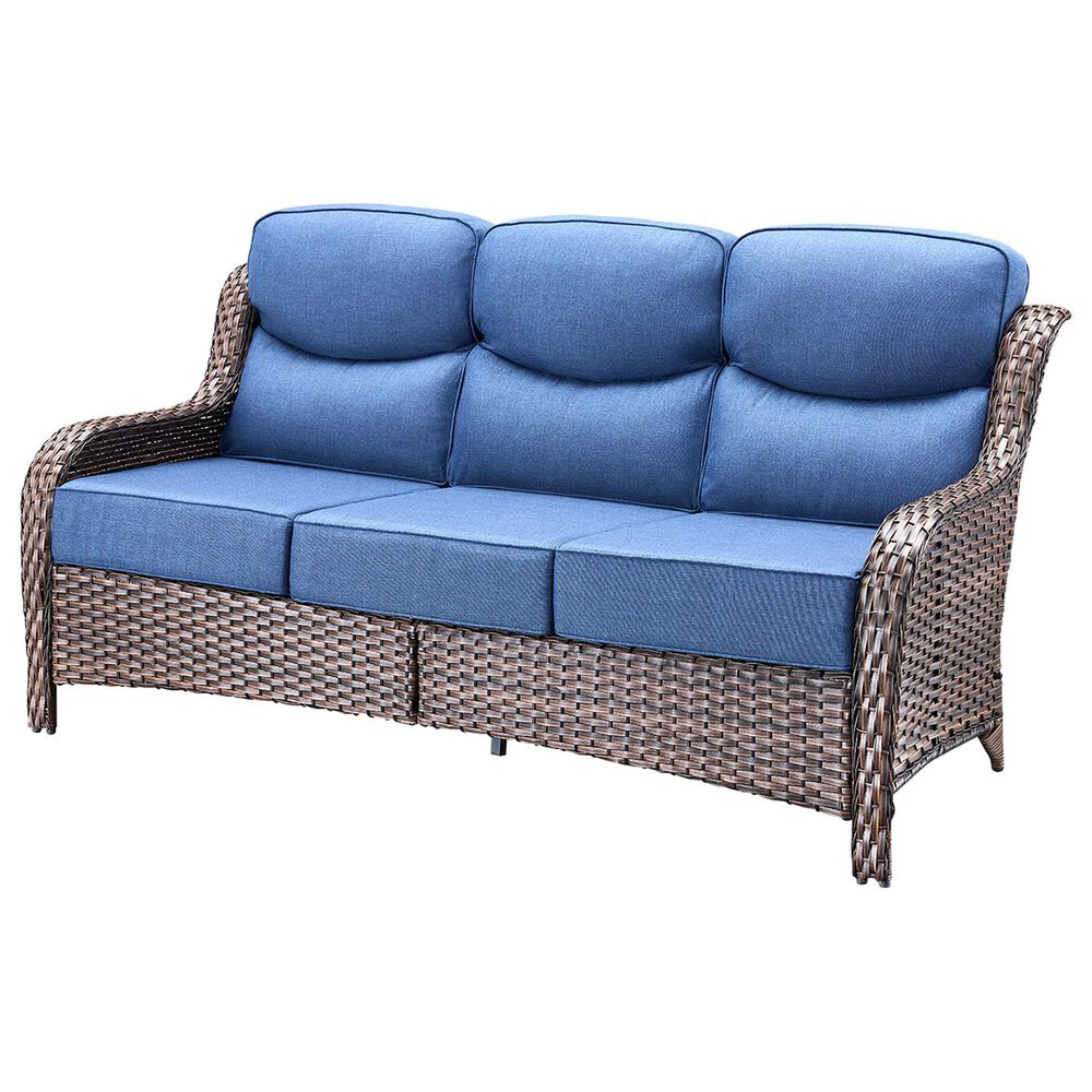Sunwell Garden 5-Piece Conversation Set in Navy, , large