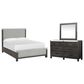 Nicolette Home Plum Creek 3 Piece Queen Upholstered Panel Bedroom Set in Ravenwood Black, , large