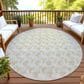 Dalyn Rug Company Soft Essentials Chevron Wheat 8" Round Area Rug, , large