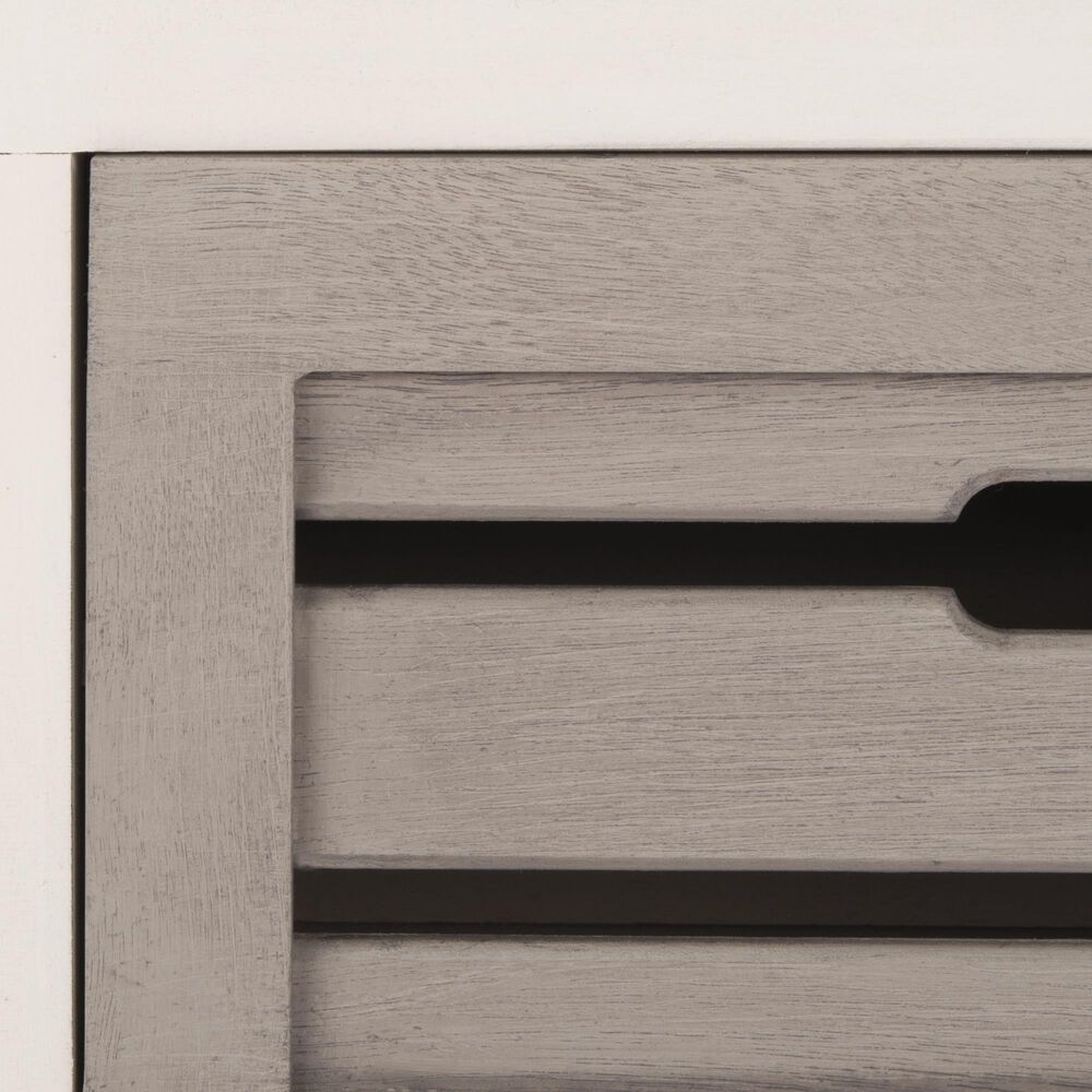 Safavieh Lydia 6-Drawer Chest in Distressed White/Greige, , large