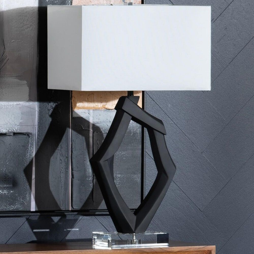 Crestview Collection Laurence Table Lamp in Black, , large