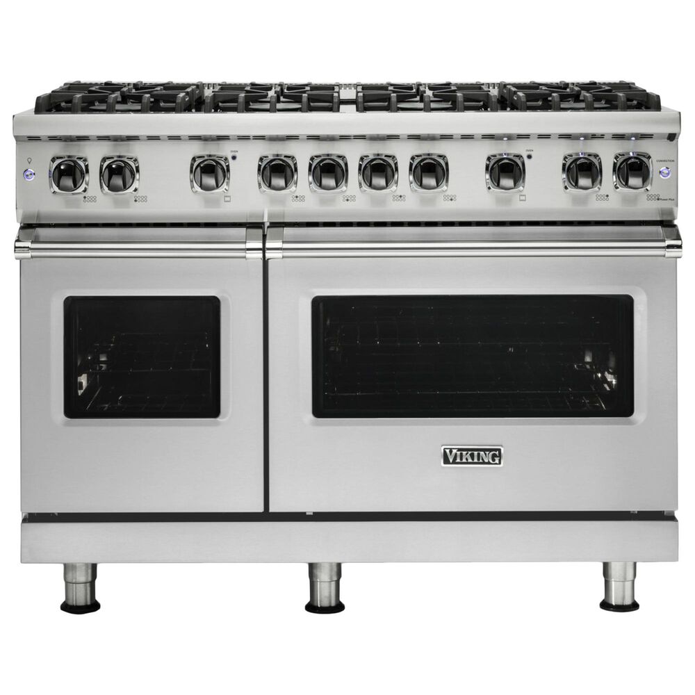 Viking Range 48" Natural Gas Range with 8 Burners in Stainless Steel, , large