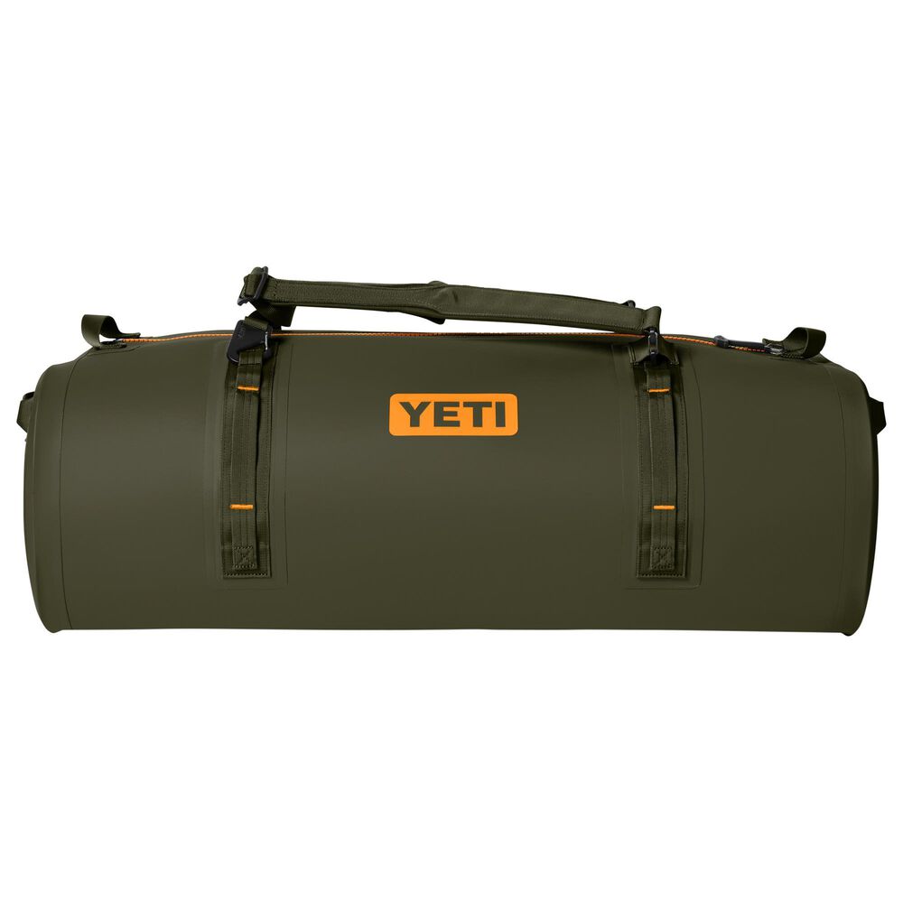 YETI Panga 100L Waterproof Duffel in Olive and King Crab Orange, , large