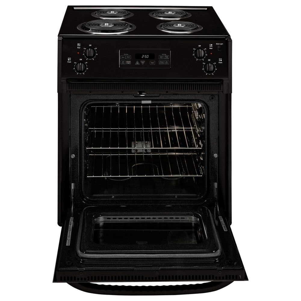 GE Appliances 27&quot; Drop-In Electric Range in Black, , large