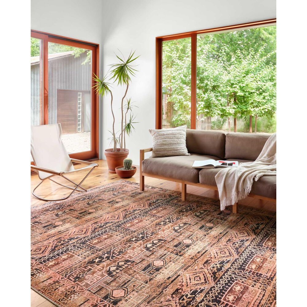 Loloi II Layla  7&#39;6&quot; x 9&#39;6&quot; Mocha and Blush Area Rug, , large